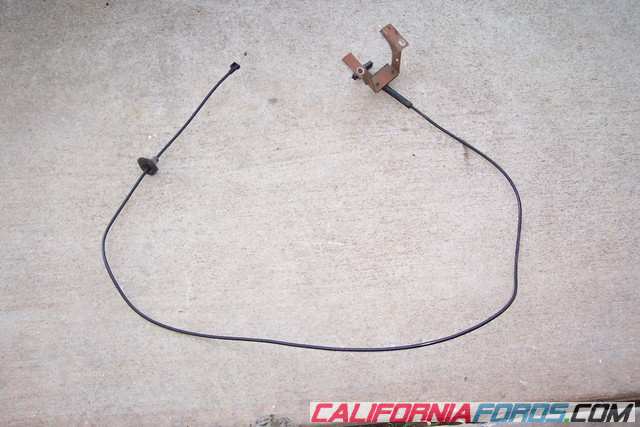 hood release cable F/S